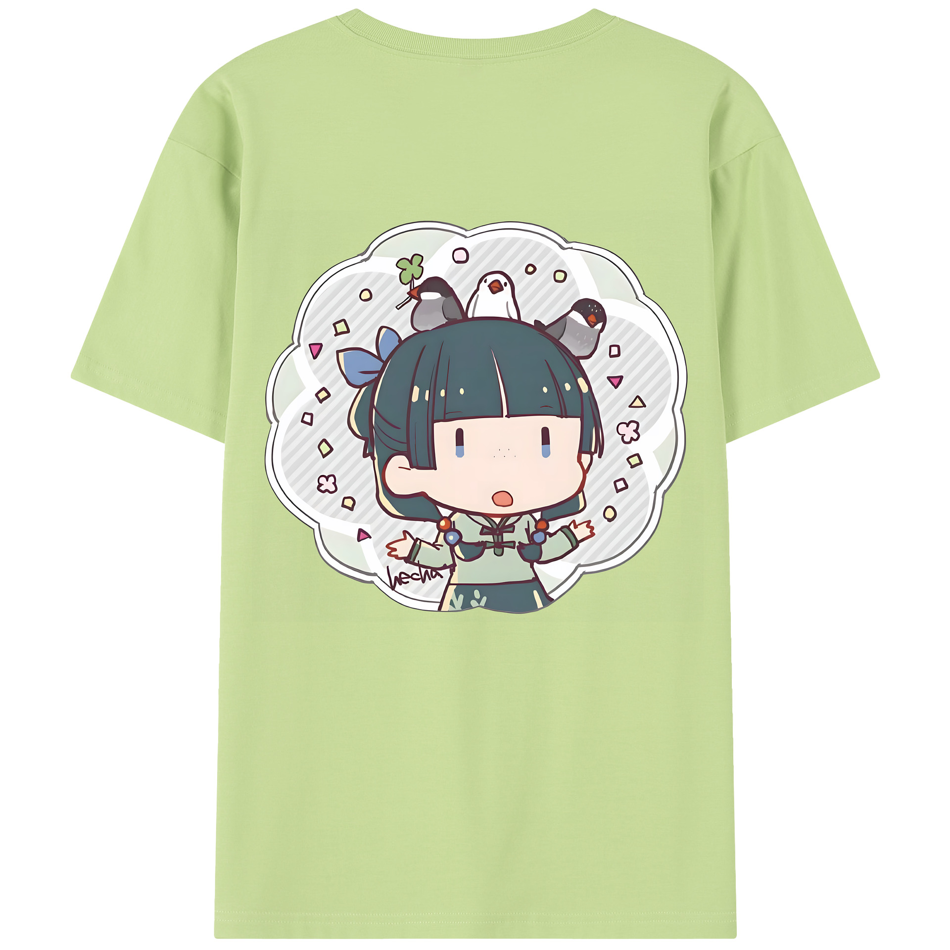 （画像用） 薬屋のひとりごと The Apothecary Diaries 綿100％半袖Tシャツ（背面プリント）